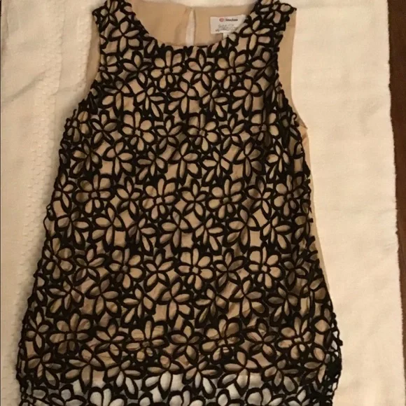 Lela Rose for Target Neiman Marcus black/tan lace - Picture 2 of 3